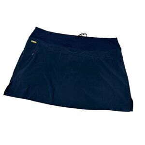 Lole Black Tennis Athletic Skirt Skort Pickleball Athleisure Size Large